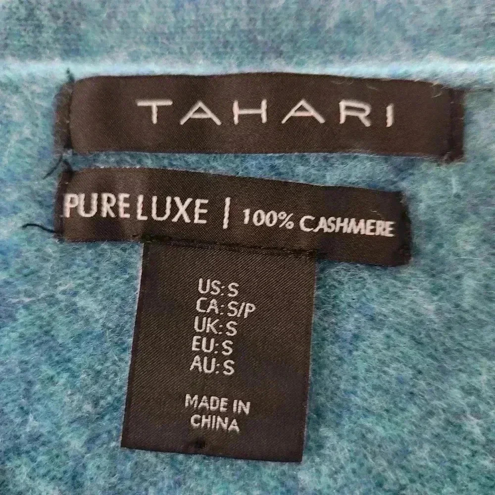 Tahari Pure Luxe 100% Cashmere Sweater Size Small - Picture 3 of 5
